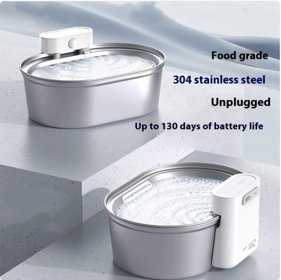 Uha Stainless Steel Automatic Pet Water Dispenser
