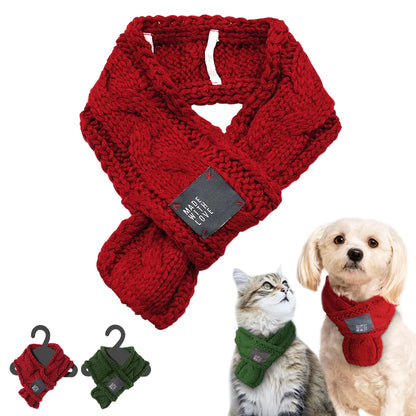 Thick Warm Scarf for Dogs - Cute Pet Scarf