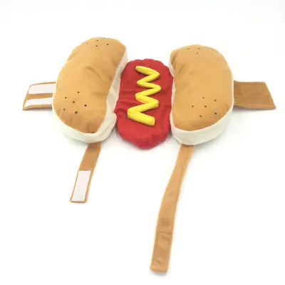 Pet Clothing Hot Dog Burger for Cats and Dogs